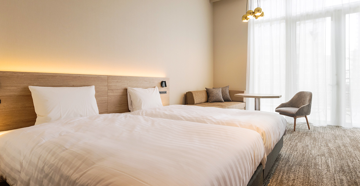 ツイン＋ソファーベッドルーム