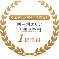 西三河エリア大聖堂部門1位獲得